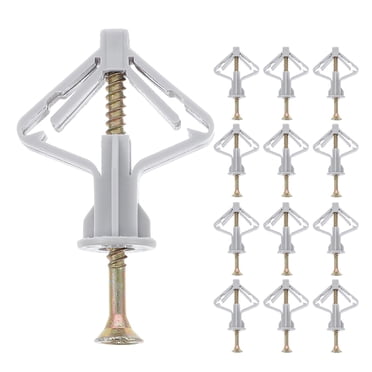 50 Sets Drywall Anchors Kit Butterfly Anchors Hollow Wall Anchors Heavy Duty Dry Wall Mount Anchors Anchors With Screws