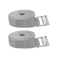 thumbnail image 3 of Ratchet Straps, Gray Tie Down Straps 25Mm/0.9In Practical  For Luggage For Surfboards For Kayak Transportation For Canoe, 3 of 8