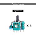 thumbnail image 5 of 8pcs Joysticks Replacement for DualSense PS5 Controller, 3D Analog Sensor Wheel Thumb Sticks Joystick Rocker Module Replacement for Playstation 5 Con, 5 of 5