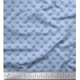 thumbnail image 1 of Soimoi Polyester Crepe Fabric Paper Craft Bird Small Printed Craft Fabric by The Yard 42 Inch Wide, 1 of 3