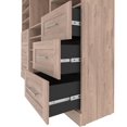 thumbnail image 2 of Organisateur de garde-robe 86L Pur de Bestar, brun rustique, 2 of 8