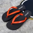 thumbnail image 2 of Flip Flops for Womens Flat Sole Casual Beach Summer Sandals Red, 2 of 5