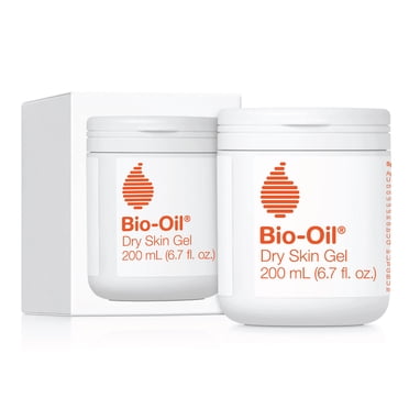Bio-Oil Dry Skin Gel, Face and Body Moisturizer, Fast Absorbing Hydration, with Soothing Emollients and Vitamin B3, Non-Comedogenic, 6.7 oz