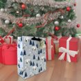 thumbnail image 2 of Holiday Time Large Gift Bag with Ribbon Handle, Blue Polar Bears, 2 of 7