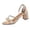 Gold, variant on LOVZFMLL Heel Sandals for Women 2025 Classic Elegant Chunky Block Heels Open Toe Ankle Strap Dress Sandals for Casual Walking Wedding Dating Silver 7