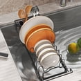 thumbnail image 4 of Dvkptbk Black Sponge Holder for Kitchen Sink, Kitchen Sink Organizer Sponge Stand Rack Compact and Stylish Storage Tool, Kitchen Countertop Organizers and Storage Essentials, 4 of 6