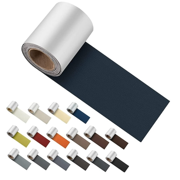 EIGTHTAIL Leather and Vinyl Repair Tape 3x60 inch Strong Adhesion Backing Self Adhesive Vinyl and Leather Repair Kit for Car Seat Couch Furniture Jacket. Bonded Leather Repair Roll