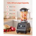 thumbnail image 3 of KFFKFF Blender for Smoothies, 61 oz 1400W, Professional Blender with Powerful Motor, Multi-Functional Food Processing Blender for Smoothie/Milkshake/Juice, Fits for Kitchen, 3 of 9