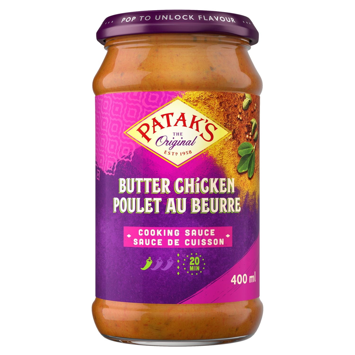 Patak's Sauce de Cuisson au Poulet au Beurre