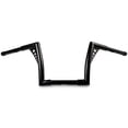 thumbnail image 1 of Krator 1.25" Black Handlebar with 10" Rise - Fat 1 1/4" Ape Hanger Bar Compatible with Harley Low Rider FXLR 2018-2020, 1 of 5