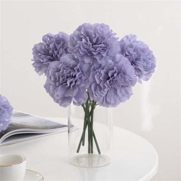 Artificial Flower - Home Decor Wedding Centerpiece, Handheld Wall Decoration, Vibrant Real-Like Faux Blooms, Blue, JKODE