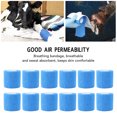 thumbnail image 3 of Bandage Élastique Animal, 12 Pack 4.5M Anti Allergique Protection Rôle Bandage Élastique Animal 2In X 14.8Ft Durable Non Tissé Polyeste Auto-Adhésif Sabot de Vache Réparation Bandage Su, 3 of 8