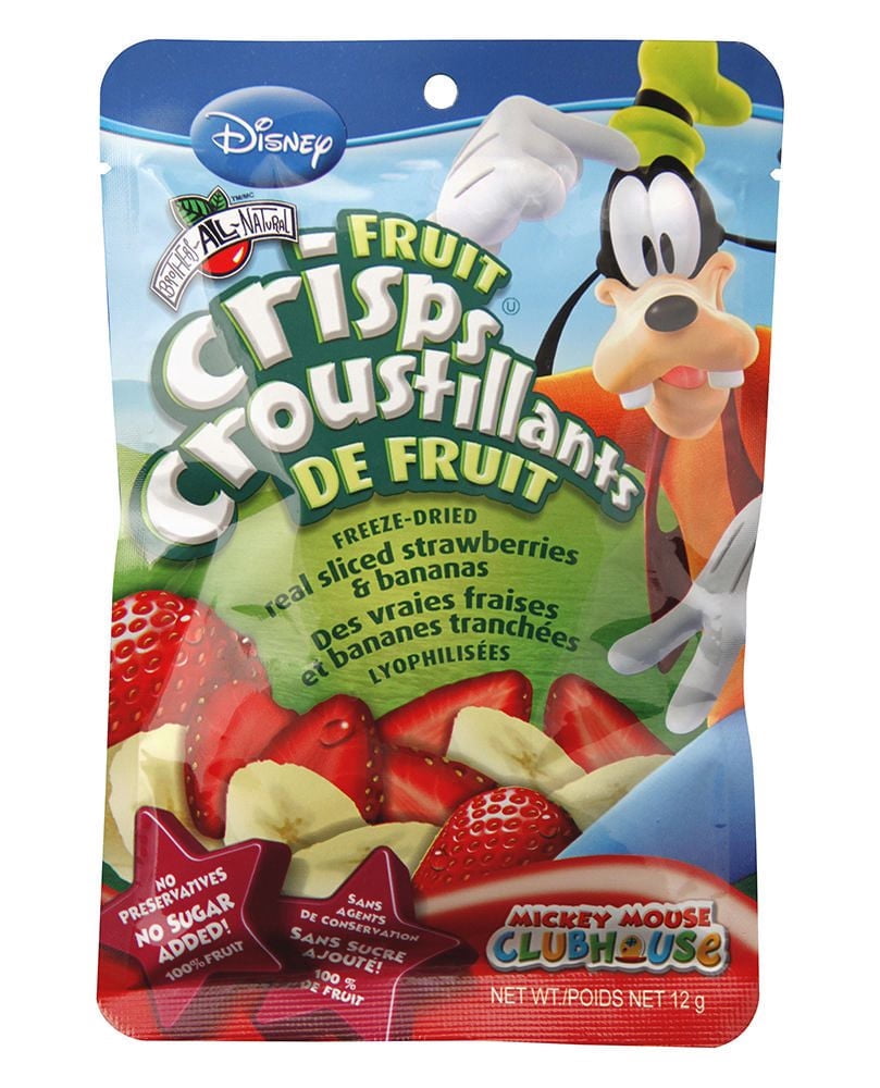 Disney Brothers All Natural Fruit Crisps, Strawberry Banana