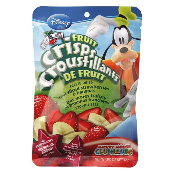 Disney Brothers All Natural Fruit Crisps, Strawberry Banana