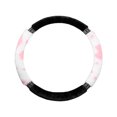 thumbnail image 1 of Cow Lint Studded Elastic Steering Wheel Cover Without Inner Ring Female Winter Comfortable Soft Warm Handlebar Cover, 1 of 7