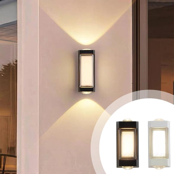 Feltree Applique Murale Extérieure en Alliage d'Aluminium Étanche Blanche Chaude Jaune pour Patio Jardin Décoration de la Maison