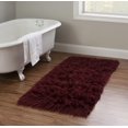thumbnail image 4 of New Flokati 1400gr 2'4" x 4'8" Accent Rug, Burgundy, 4 of 5