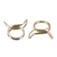 thumbnail image 1 of Unique Bargains Double Wire Motorcycle ATV 11mm Fuel Line Hose Tube Spring Clips Clamp Zinc Plated 20Pcs, 1 of 3