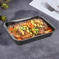 thumbnail image 3 of Metal Lasagna and Roasting Pan for Oven Baking Easy Clean Multiple Sizes Versatile Casserole Bread Dish, 3 of 3