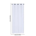 thumbnail image 3 of Sheer Window Curtains, Transparent Voile Drapes, Light-Filtering Gauze, Simple Rod Pocket Design, for Living Room/bedroom, Energy-Efficient Blinds, Home Decor, Window Treatments Hzhnb [New Arrival], 3 of 9