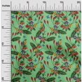 thumbnail image 2 of oneOone Silk Tabby Sea Green Fabric Tropical Sewing Craft Projects Fabric Prints By Yard 42 Inch Wide, 2 of 5