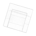thumbnail image 1 of Pet Playpen Door Cage Metal Wire Indoor Turtle Enclosure Small Animals Fence Rabbit Puppy Expandable Panel White Dense Grid, 1 of 9