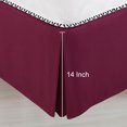 thumbnail image 4 of Pleated Bed Skirt Classic Tailored Styling Dust Ruffled Hotel, 4 of 13