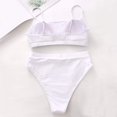 thumbnail image 5 of 2025 Womens High Waisted Swimsuits Womens Swimsuits Plus Size Two Piece Bottom Padded Bathing Suits Mesh Swimsuit Top Bikini Sets Top Two Beach Rompers for Teen S Piece, 5 of 5