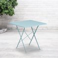 thumbnail image 3 of 28'' Square Gold Indoor-Outdoor Steel Folding Patio Table, 3 of 3