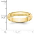 thumbnail image 4 of Bague Demi-Ronde en Or Jaune 10K à Perlage 4 mm Taille 9, 4 of 4