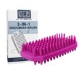 thumbnail image 2 of Brosse de Shampoing en Caoutchouc pour Animaux, Convient aux Chiens et Chats de Petite et Grande Taille à Poils Longs et Courts, Brosse de Shampoing pour la Douche, Masseurs de Dos pour Chien, 2 of 6
