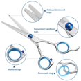 thumbnail image 4 of MesaSe Hairdresser Scissors Kit Professional Hairdressing Thinning Scissors Barber Salon Hair Cutter, 4 of 7