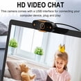 thumbnail image 3 of Webcam With Microphone For Desktop, Full HD 1080P, 110 Degree Wide Viewing Angle, Auto Focus, USB 2.0 3.0 Compatible, 3 of 9