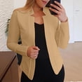 thumbnail image 4 of cfhntfmh Cardigan Grande Taille pour Femmes Mode à devant Ouvert Manches Longues Tuniques Chemises Automne Formel Travail Bureau Cardigans, 4 of 5