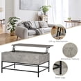 thumbnail image 4 of HOMCOM Lift Top Coffee Table with Hidden Storage Compartment Lift Tabletop, 4 of 10