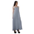 thumbnail image 3 of Moomaya Tenue d'Été pour Femmes en Rayonne Imprimée Partout Robes de Soirée Grande Taille, 3 of 4