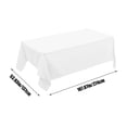 thumbnail image 3 of Home Decor, Disposable Tablecloths Solid Color Party No Wash Tablecloths Padded Table For Parties Picnics And Events 54x108 Inches, Home Gifts, 3 of 6