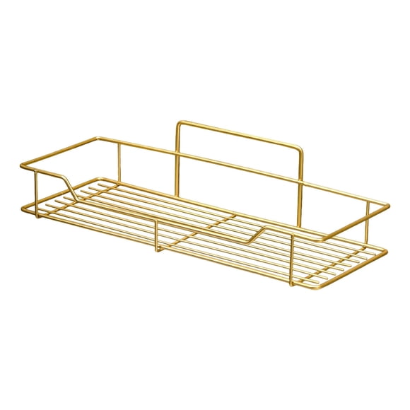 XZNGL Porte-Serviettes pour Salle de Bain, Étagère Murale en Métal, Organisateur, Porte-Serviettes de Salle de Bain en Fer Doré avec Conception à Mailles Ouvertes pour Séchage Rapide et Rangement Gain de Place