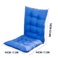 thumbnail image 2 of HWRETIE Outdoor Rocking Chair Cushion Seat And Backrest Pad Comfortable Patio Chair Cushion Replacement, 2 of 2