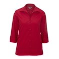 thumbnail image 1 of Edwards Ladies' Lightweight Open Neck Poplin Blouse - 3/4 Sleeve, 1 of 1