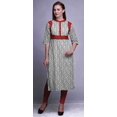thumbnail image 2 of Bimba Kurta Imprimée Tunique Droite Hauts Femmes Tenue d'Été Kurti pour Dames, 2 of 5