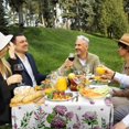 thumbnail image 3 of Eikione Floral Tablecloth Rectangle Summer Flower Tableclothes 60x84inch Tablecloth for Dinner, 3 of 4