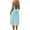 Light Blue, variant on QIUOMBBP Womens Backless Cami Dresses Sleeveless Spaghetti Strap Eyelets Mini Dress Summer Loose Breathable Loungewear Sundress Green S