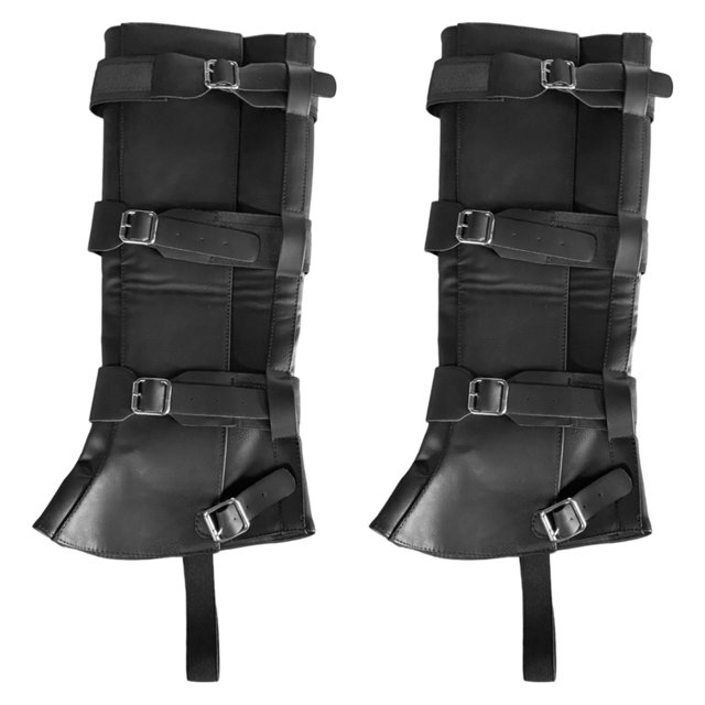 Yinanstore Pirate Boot Tops Shoes Covers Gift, Comfortable Medieval Boot Covers for Cosplay Black