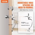 thumbnail image 2 of VEVOR Front Door Handle and Deadbolt Set, Satin Nickel Front Door Lock Set with Interior Knob, Adjustable Hole Spacing Single Cylinder Handleset, for Right and Left Handed Entrance and Front Door, 2 of 9