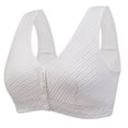 thumbnail image 1 of Tranfacy Women's Plus Size Bras,Front Closure Bra,Support Push Up Breathable Seamless Lightly Lined Bra Plus Size Front Close Wireless Bra, 1 of 2