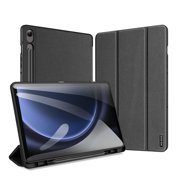 Tablet Case for DUX DUCIS Samsung Galaxy Tab S10 FE Smart PU Leather Cover with Pencil Holder