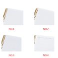 thumbnail image 2 of A5 Kraft Cover Thick Coil Notebooks Notepad Journals grid pattern Students Diary Book Office Stationery, 2 of 7