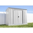 thumbnail image 2 of Arrow Classic Steel Storage Shed, 8x4, Gris pâle, 2 of 7
