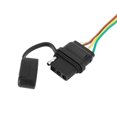 thumbnail image 4 of Unique Bargains 4 Pin 32'' Trailer 4 Flat Wire Plug Hitch Light Trailer Wiring Harness Extender Male Female Connector for Tail Lights, 4 of 5